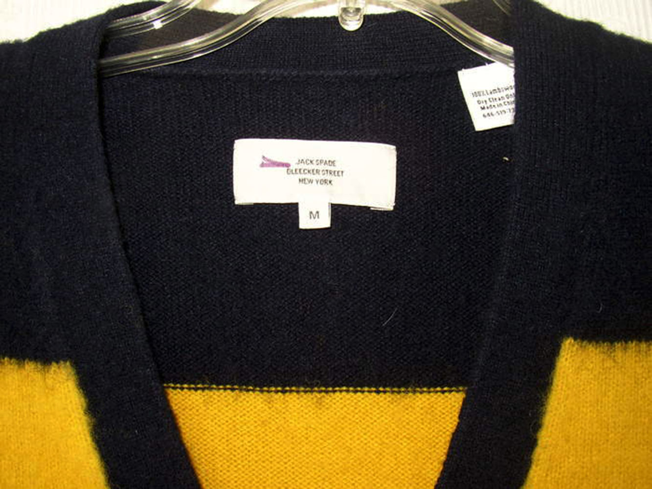 609-008 Men's Soft Cardigan Brushed 100% Lambswool Sweater