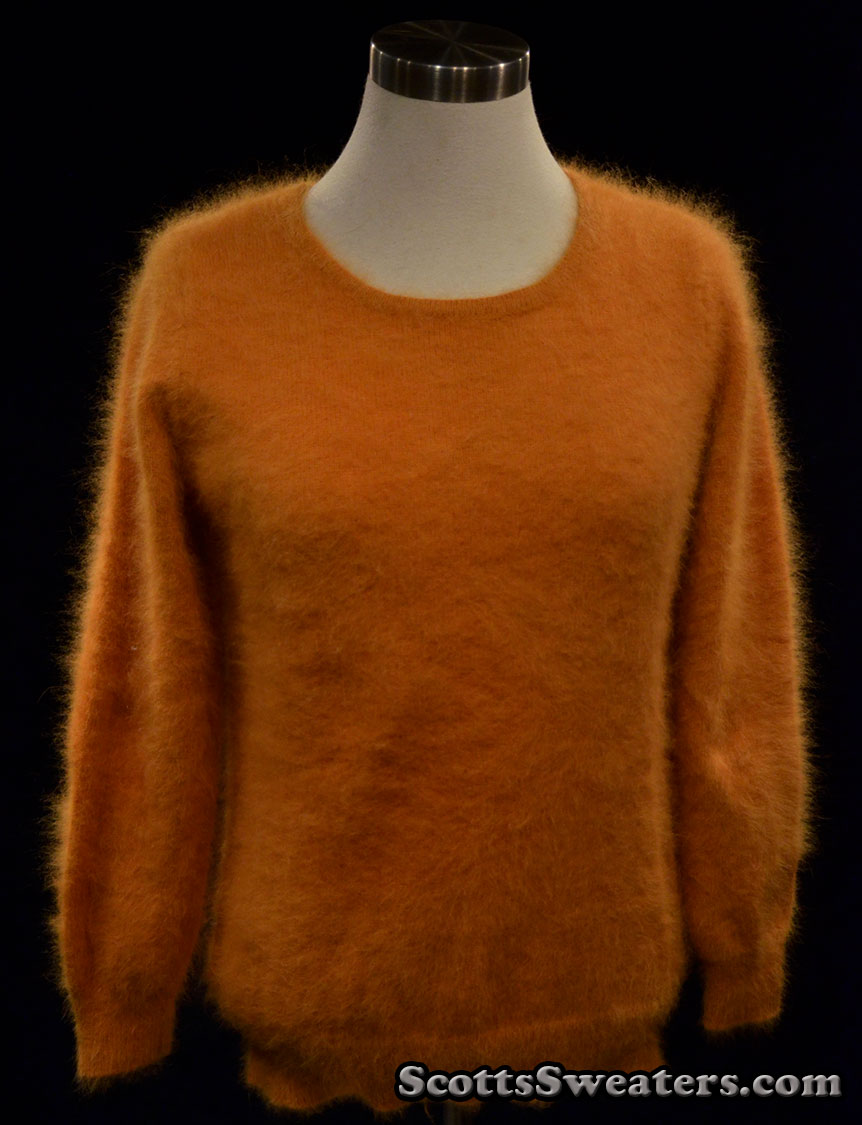 614-046 Woman's New Ginger Color Angora Sweater