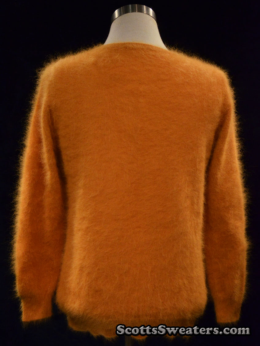 614-046 Woman's New Ginger Color Angora Sweater