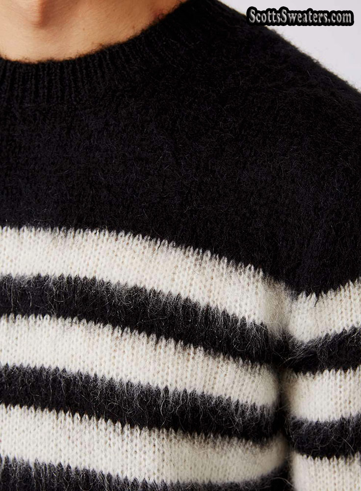 615-028 Men's New Crewneck Mohair Sweater
