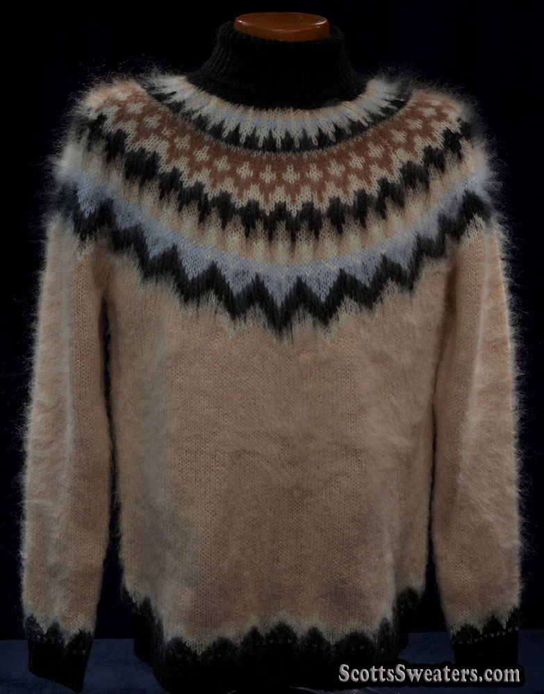 617-015 Men's New Soft Mohair Sweater - Icelandic Design