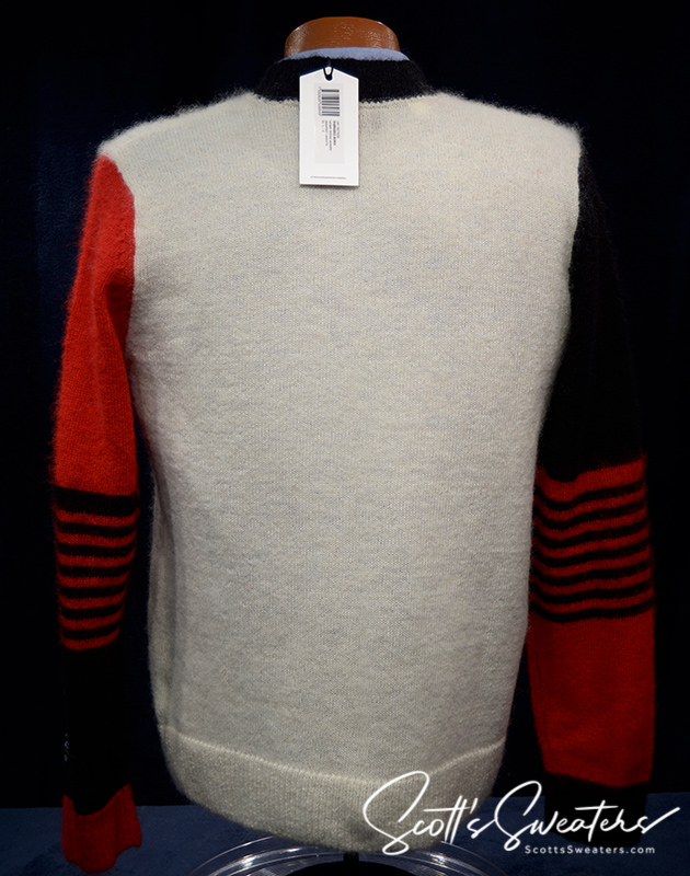 617-042 WeSC Unisex Skateboarder's Mohair Sweater Zipper-Front Cardigan
