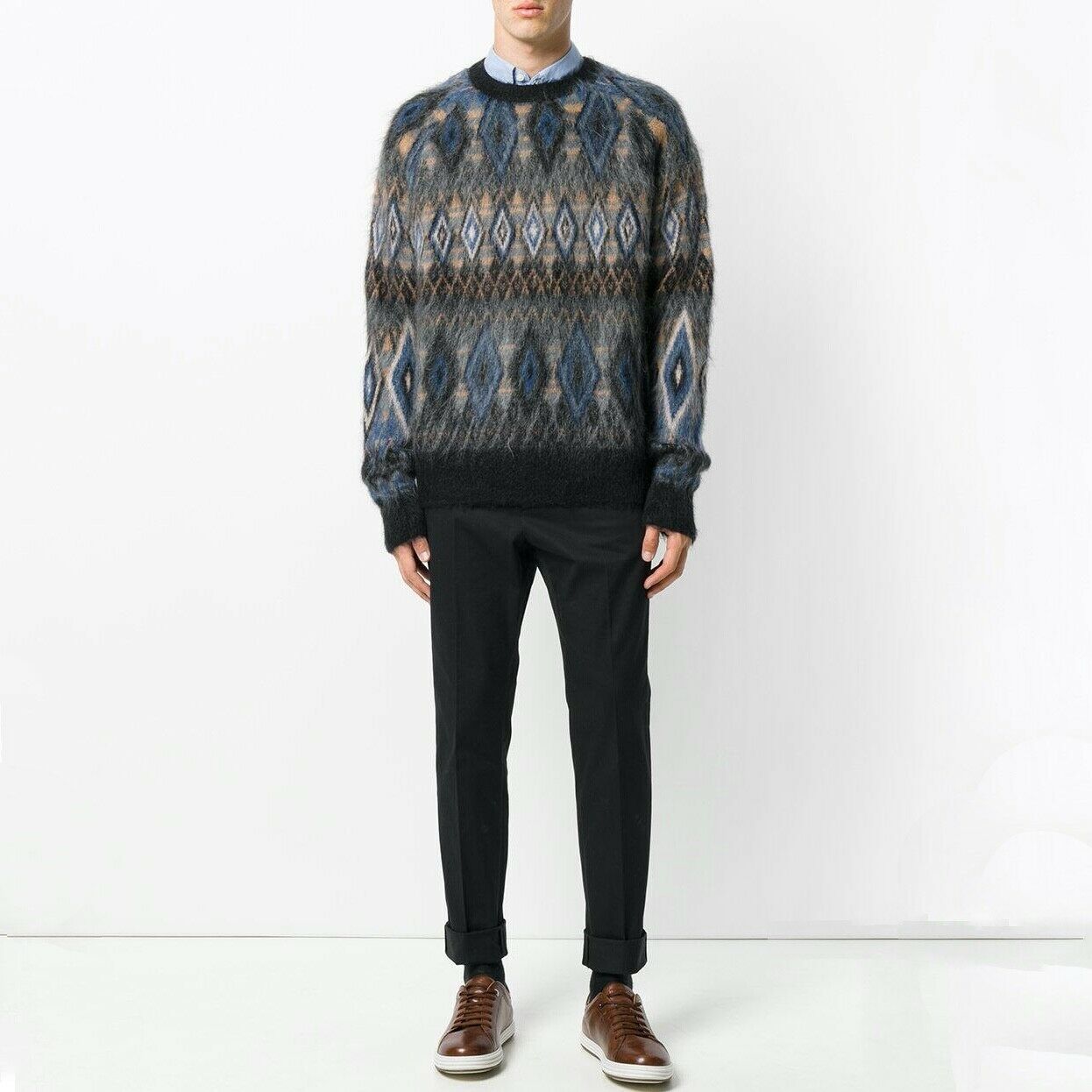 617-055 Men's New Mohair Sweater by Laneus