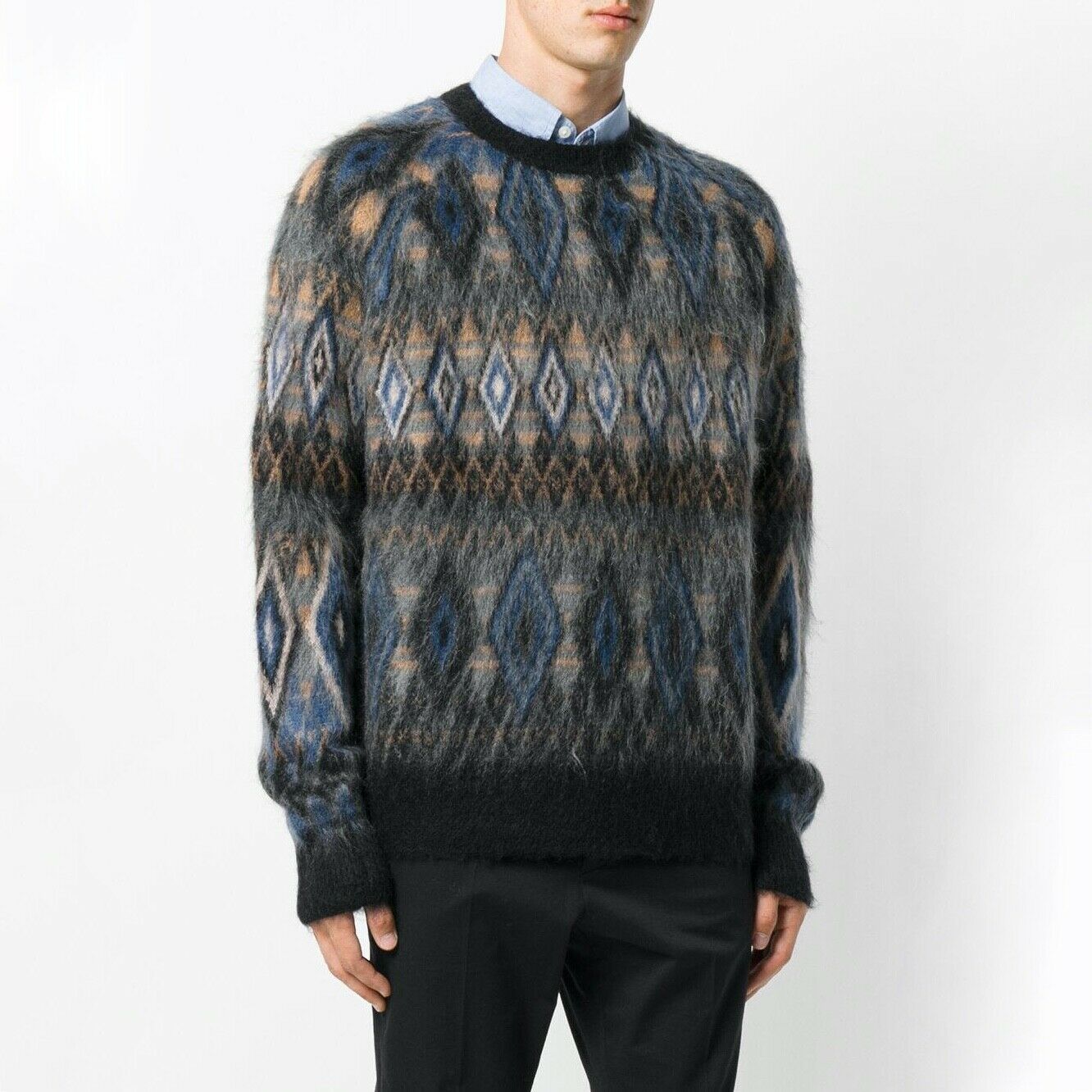 617-055 Men's New Mohair Sweater by Laneus