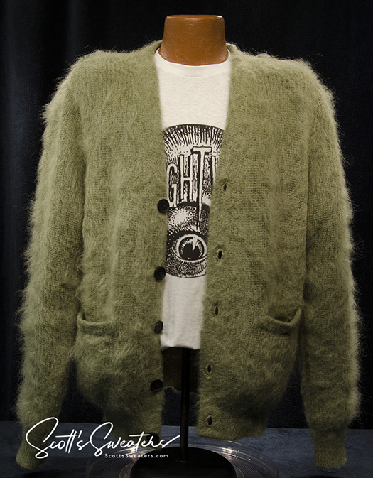 701-026 New Kurt Cobain Style Mohair Sweater Remake